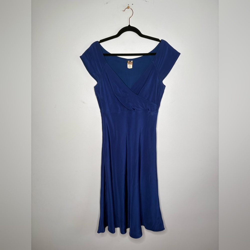 J. Crew Royal Blue Silk Dress from 2008